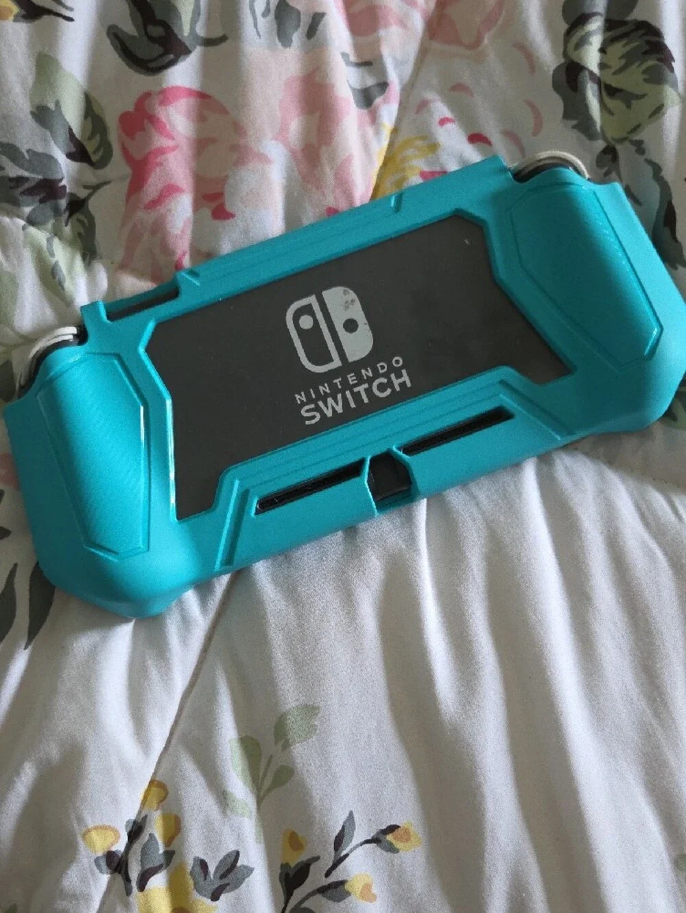 Nintendo Switch Lite Turquoise Portable Handheld Console With Hard Case